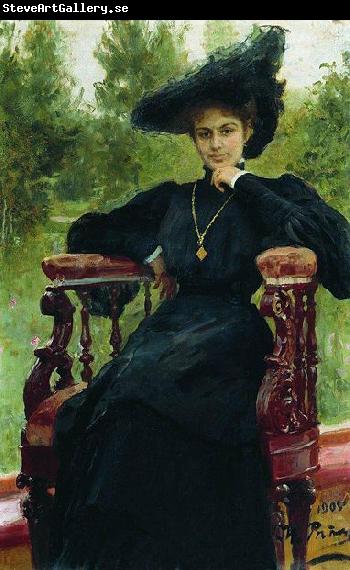 Ilya Yefimovich Repin Portrait of actress Maria Fyodorovna Andreyeva